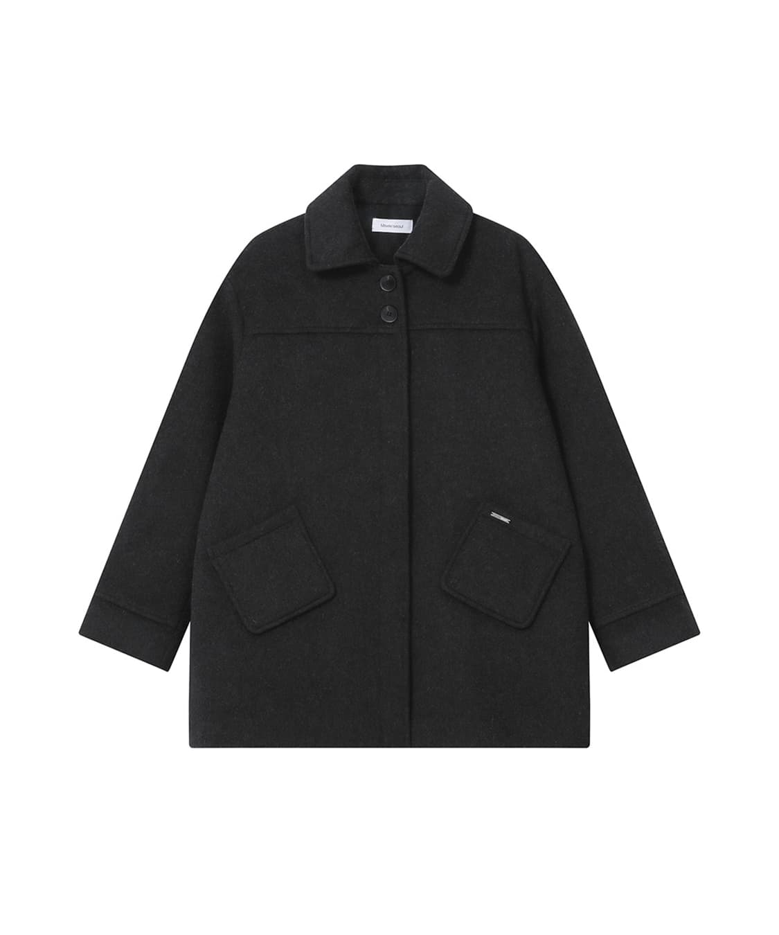 미세키 서울 하프 코트 Slate half coat CHARCOAL 상품이미지2