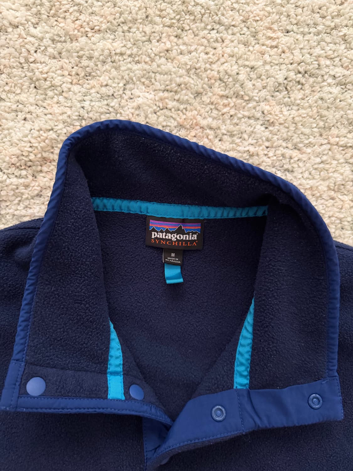 [M] 파타고니아 신칠라 네이비/레드 상품이미지3