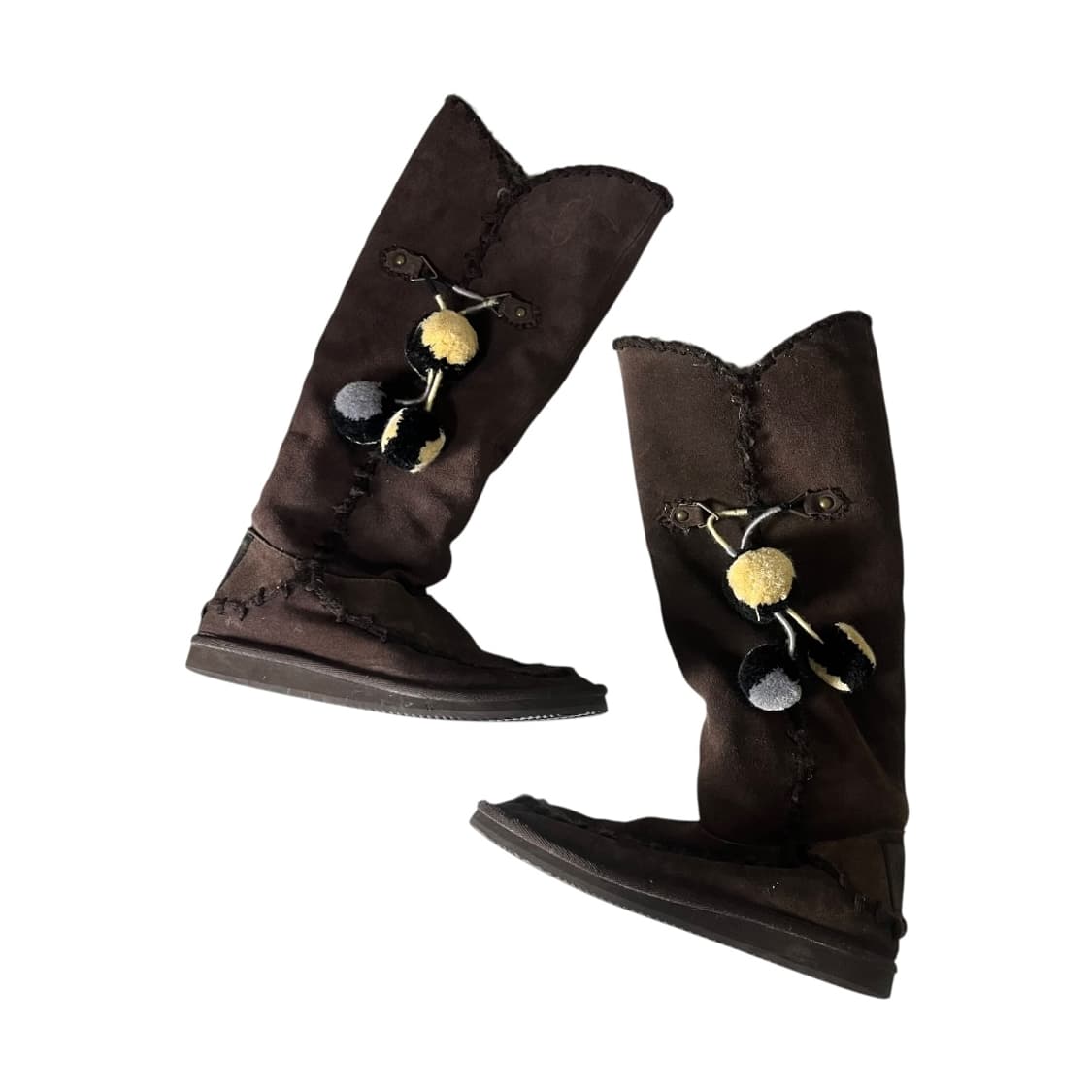 [Juicy Couture] 쥬시꾸뛰르 스웨이드 퍼 부츠 상품이미지1