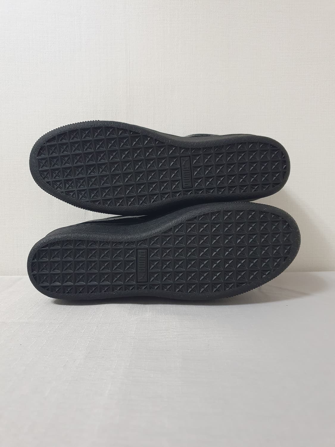250mm 푸마 비키 플랫폼 블랙 스웨이드 레이스 업 상품이미지7
