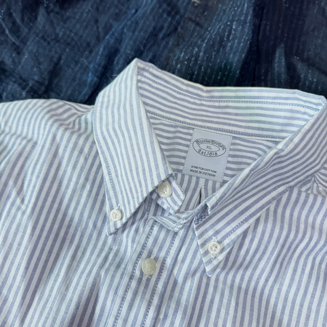 브룩스 브라더스 스트라이프 옥스퍼드 셔츠 XL 상품이미지2