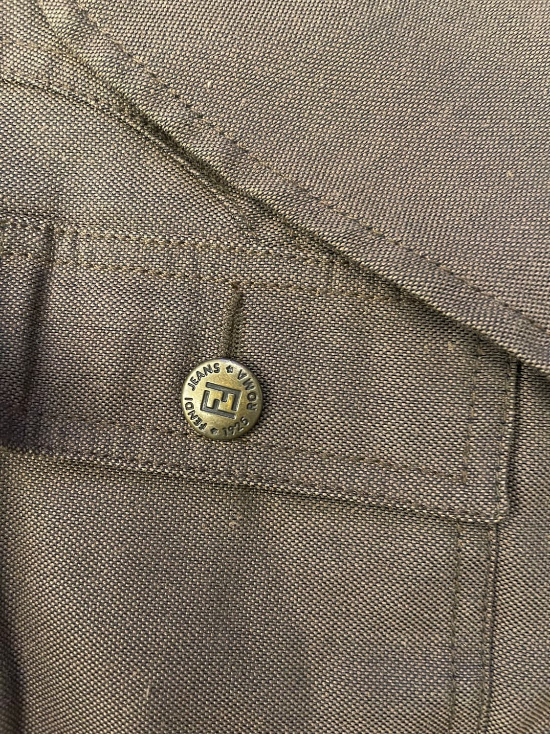 펜디 빈티지 브라운 여성 자켓 상품이미지4