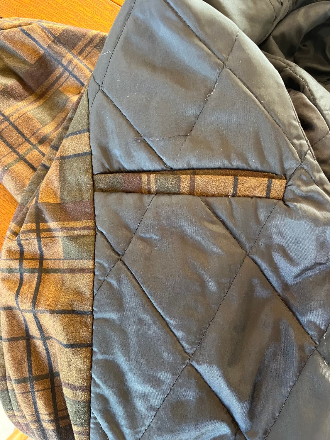 빈티지 체크 자켓 상품이미지6