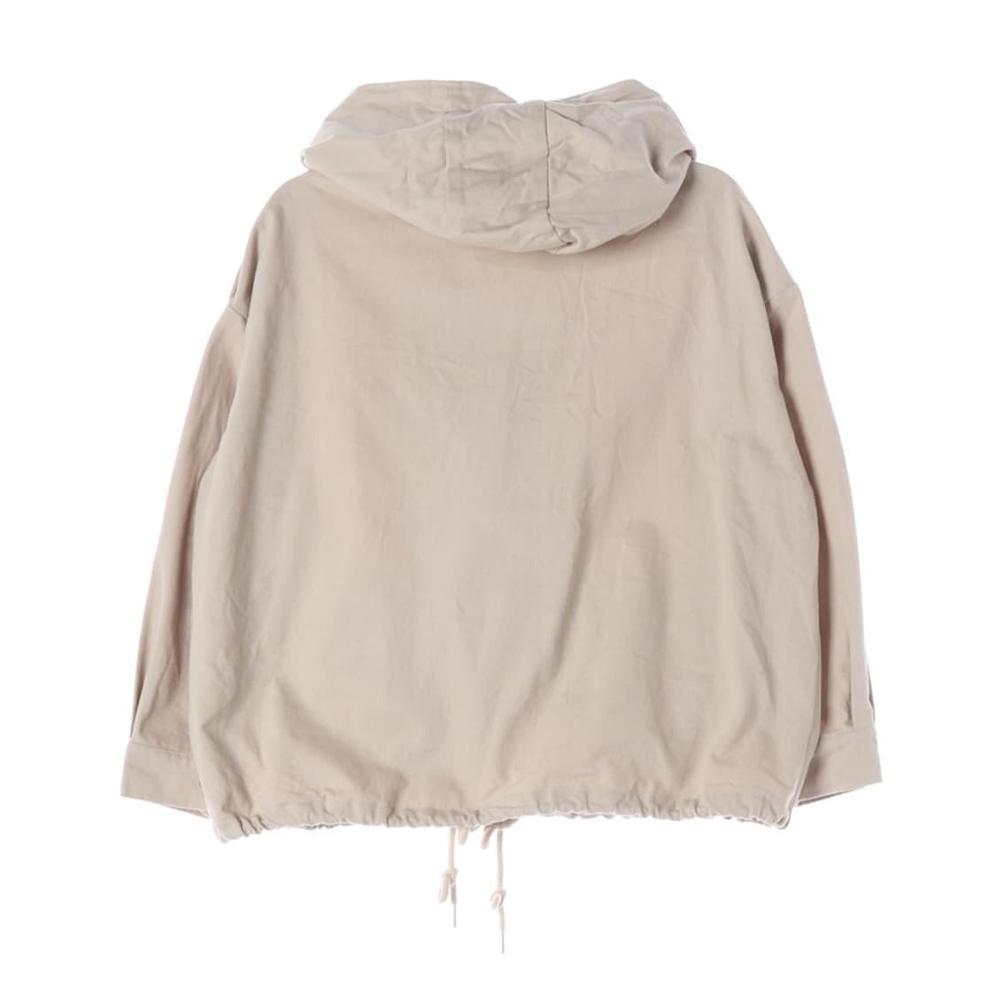 나인식스뉴욕 베이지 후드 집업 야상 자켓 M 상품이미지2