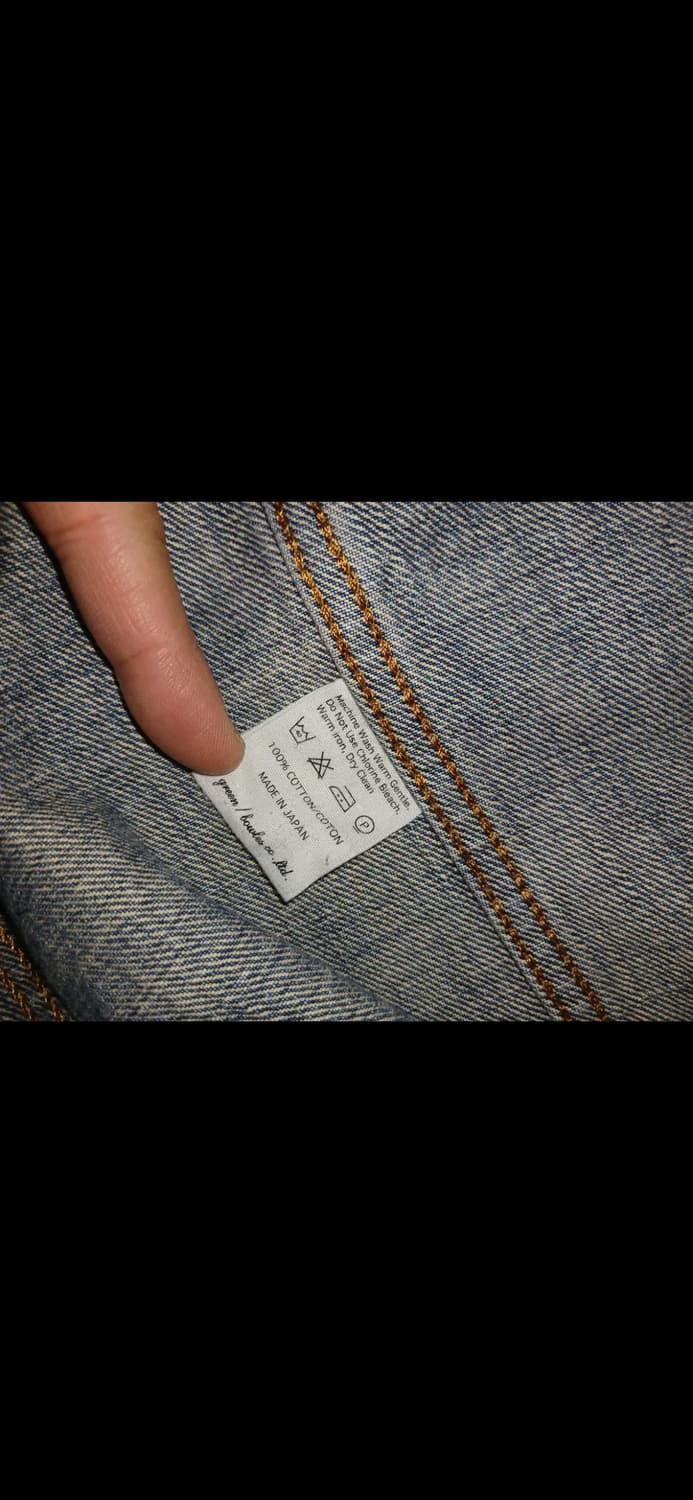 green MAN 3rd TYPE SELVEDGE DENIM JACKET 상품이미지10