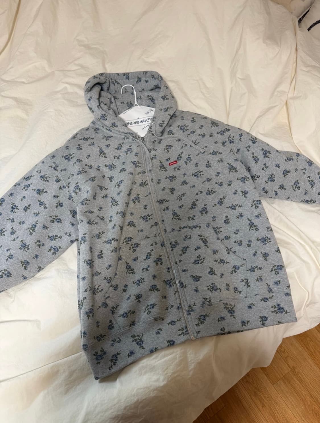 슈프림 플라워 후드집업 상품이미지1