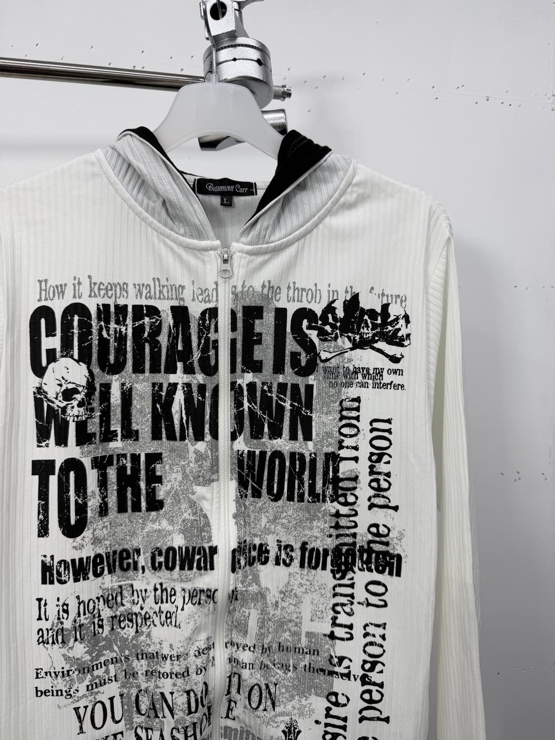 Beaumont Carr skull hoodie zip 상품이미지3