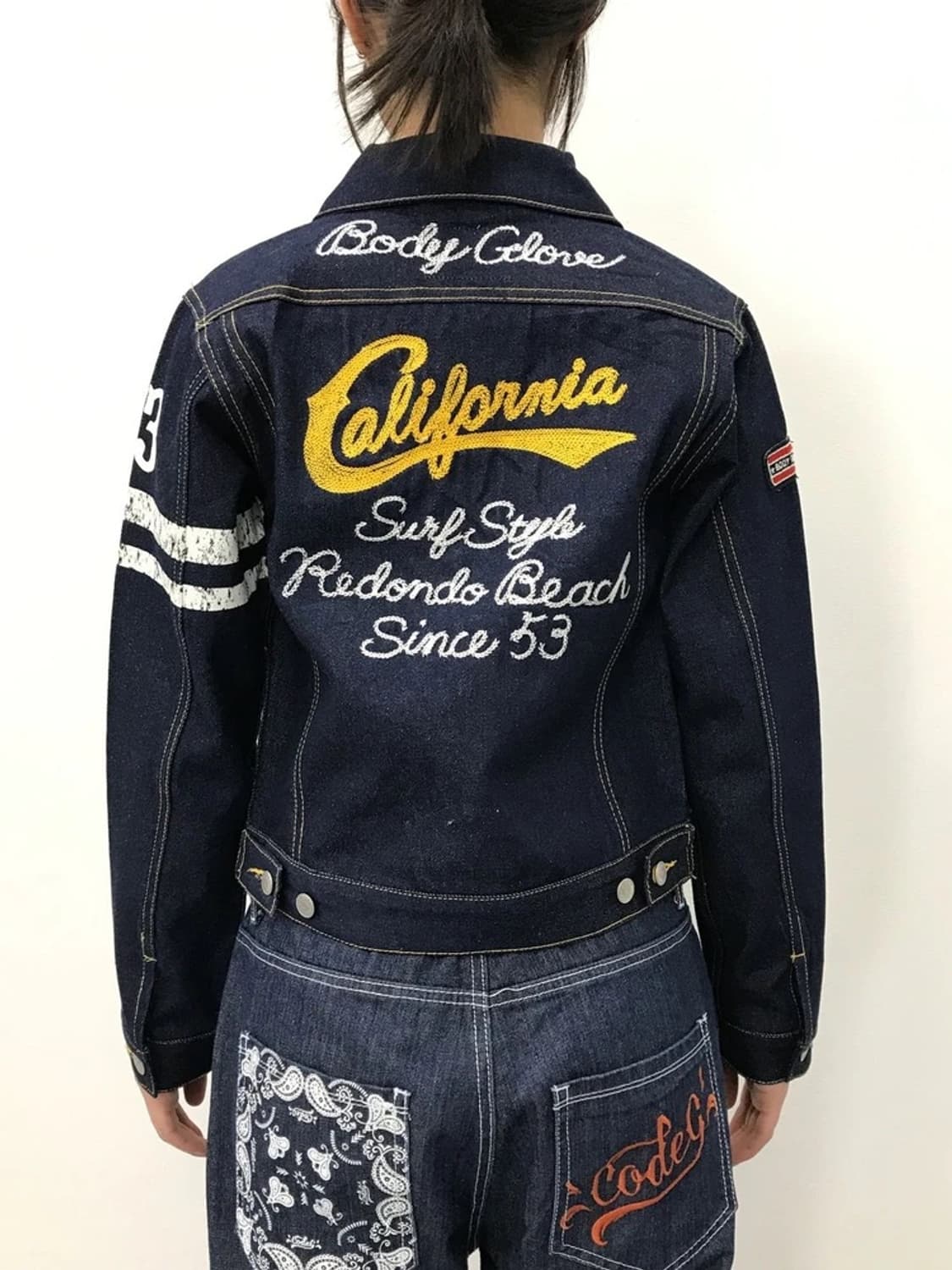 Body Glove Embroidered Denim Jacket 상품이미지2