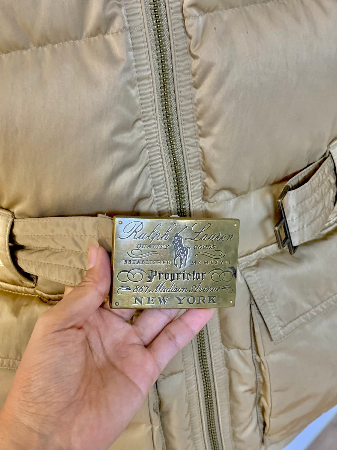 랄프로렌 밸트 패딩 상품이미지6