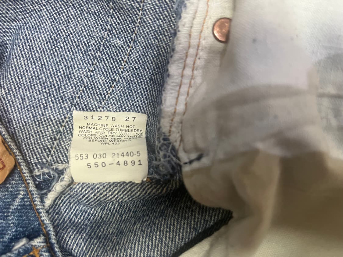 리바이스 made in usa 90s 550 상품이미지6