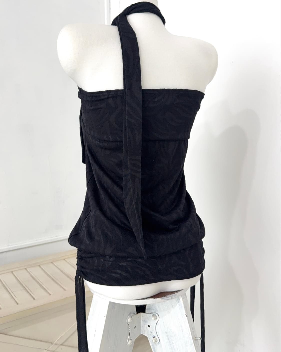 CECIL McBEE Zebra Halter Tube Top 상품이미지9