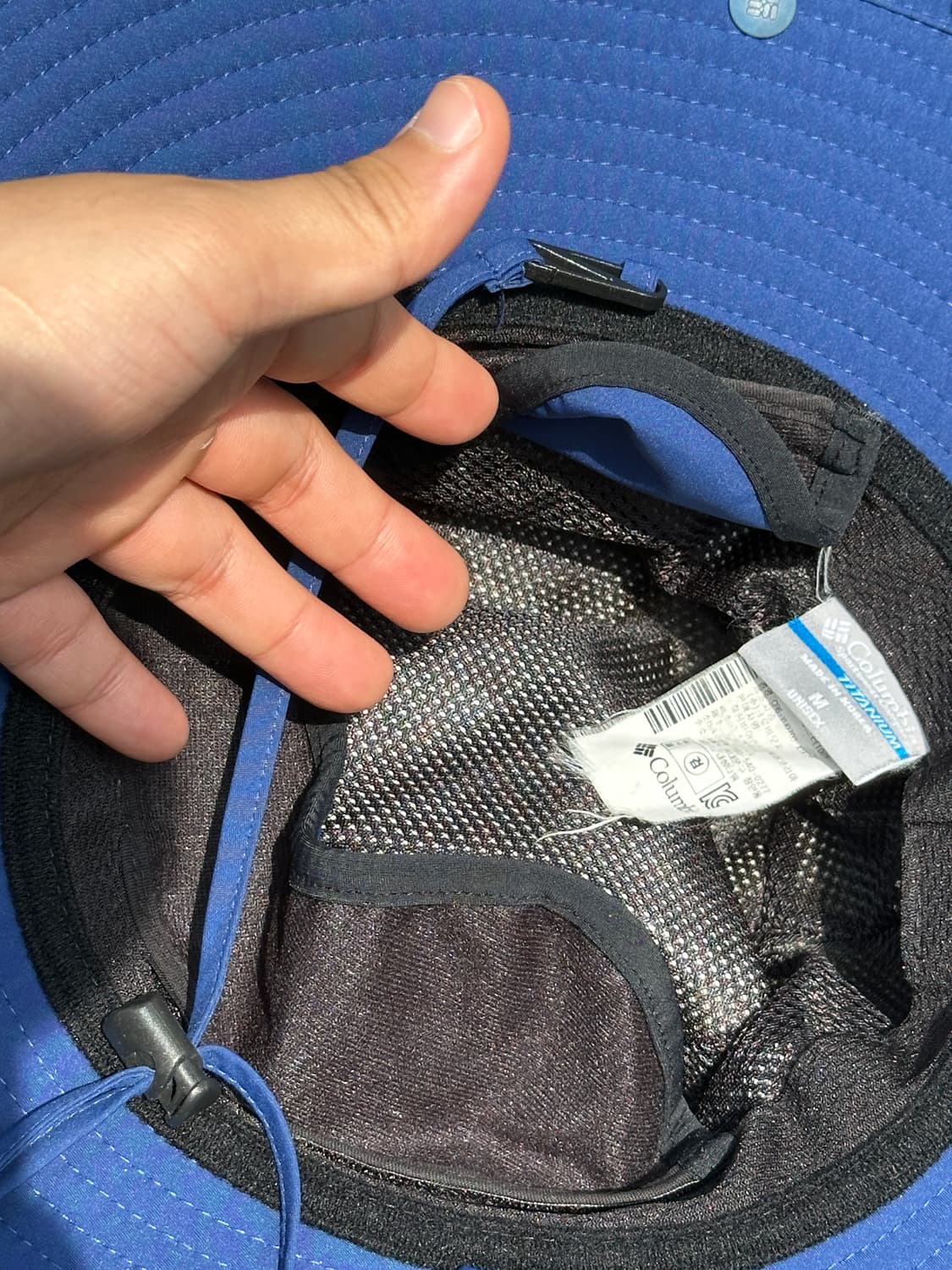 [M] 컬럼비아 로고 블루 정글모 부니햇 모자 상품이미지8