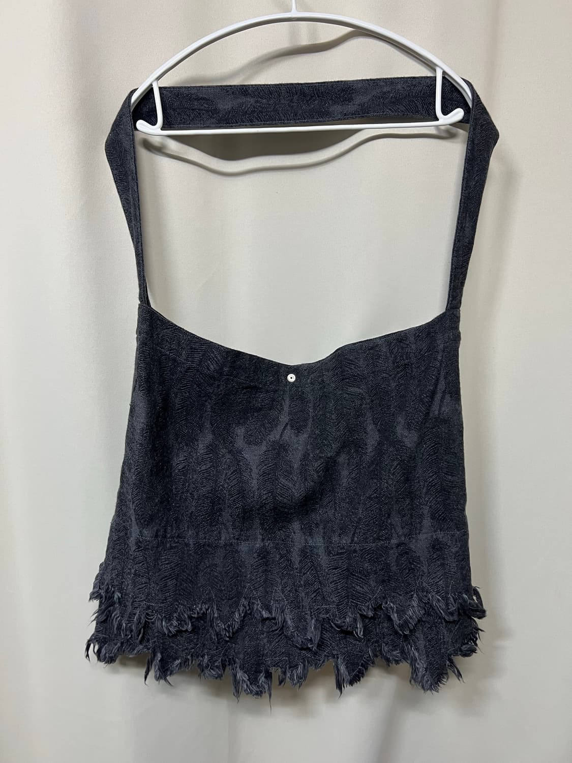 캐피탈 12oz 맥파이 데님 메디슨 백 블랙 L 상품이미지3