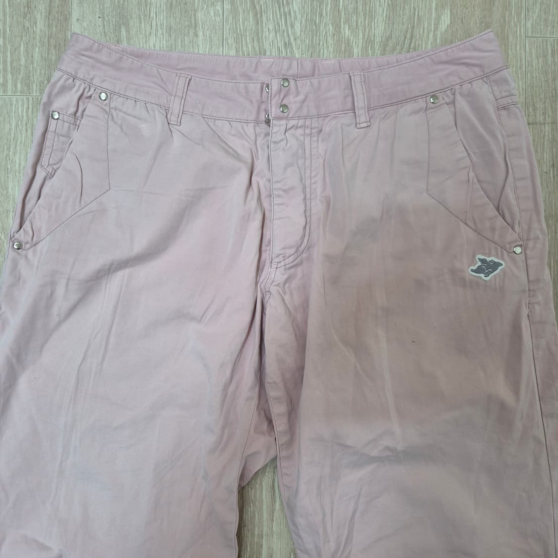 파리게이츠 자수 와펜 코튼 골프바지 상품이미지2
