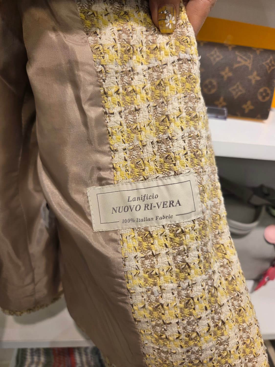 시슬리 이탈리안 패브릭 트위즈 자켓 상품이미지8