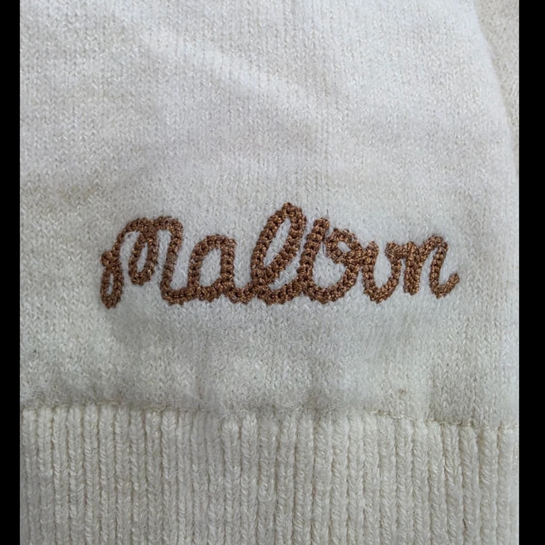 말본 골프 니트 스웨터 아이보리 ~55 상품이미지3