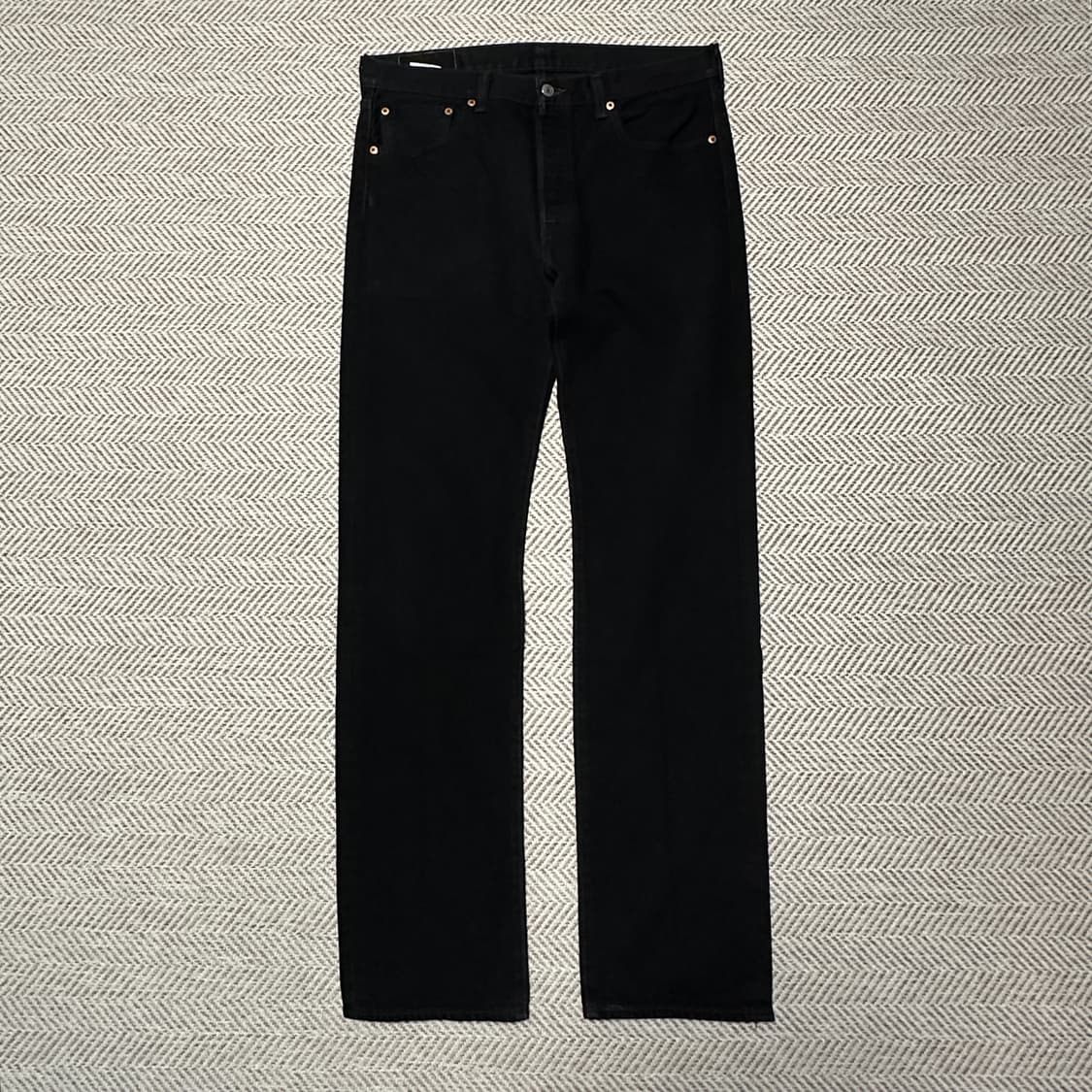LEVI'S 501 black denim jeans work pants 상품이미지1