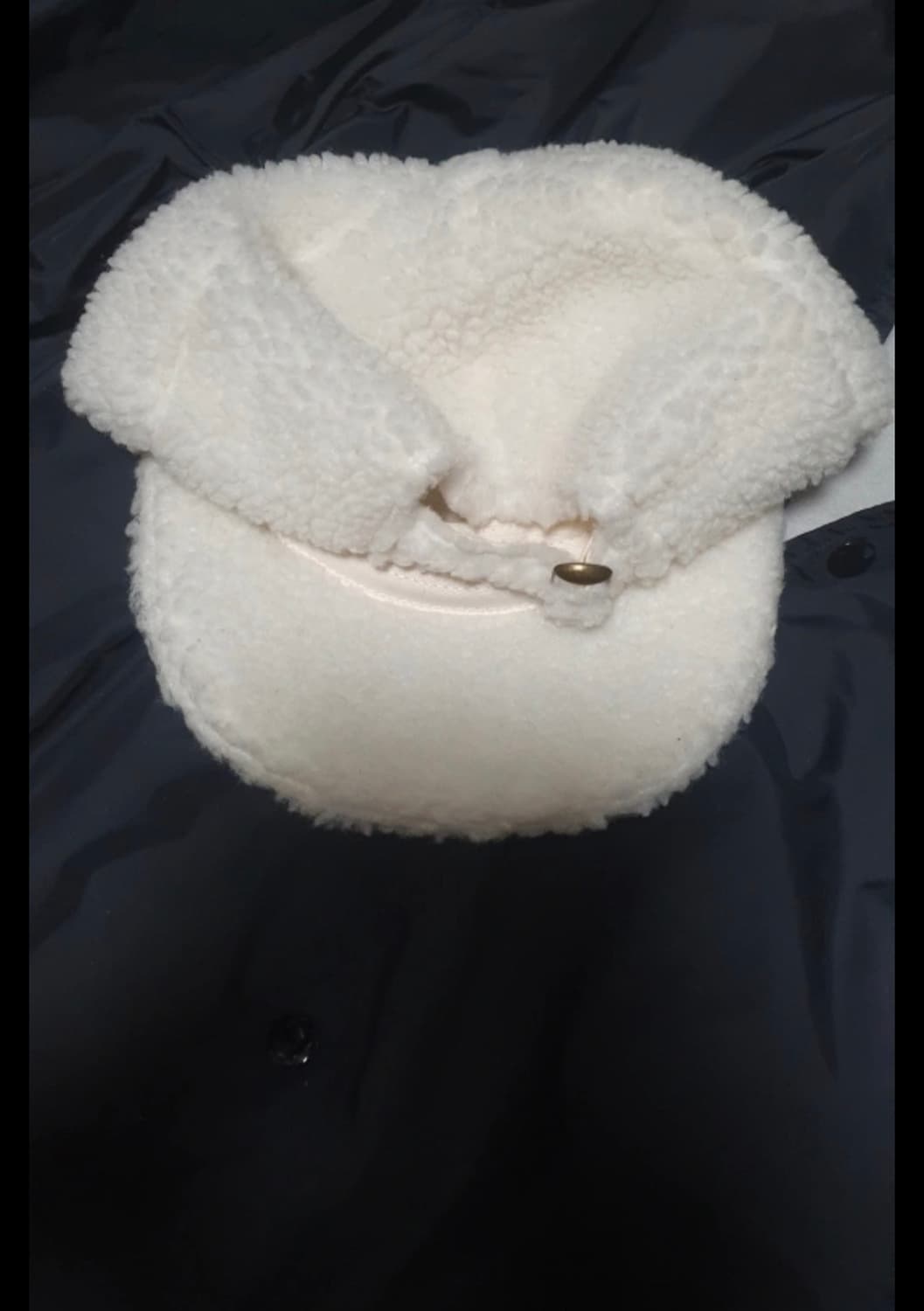 뽀글이 칼하트 양털캡모자 화이트 상품이미지2