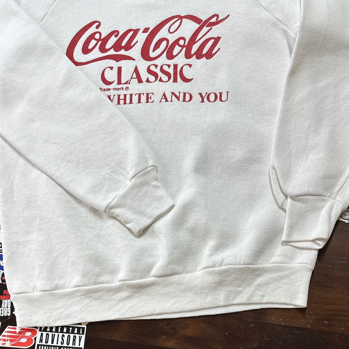 80s USA 코카콜라 빈티지 스웻셔츠 M 상품이미지4