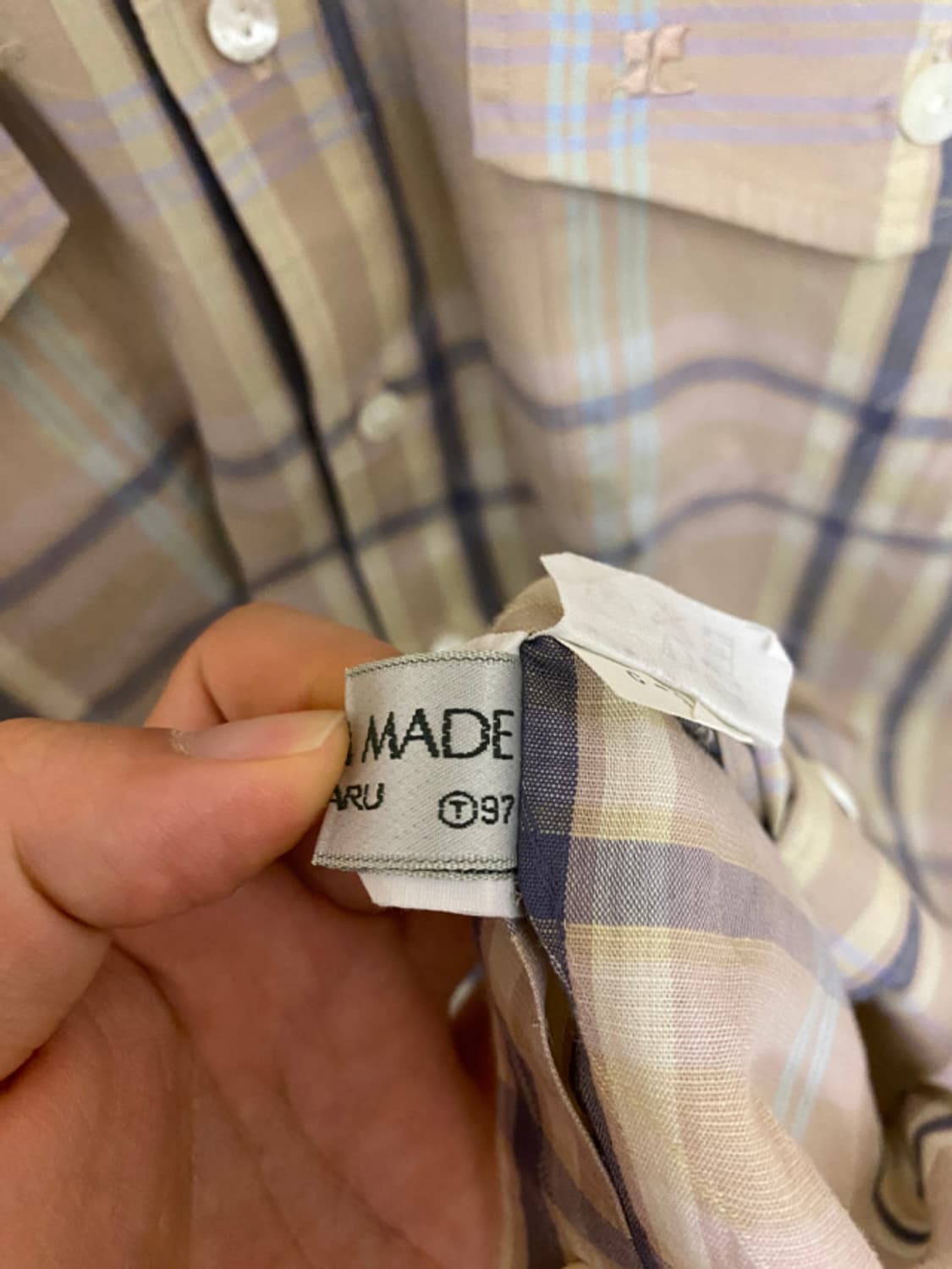 COURREGES check shirts 상품이미지10