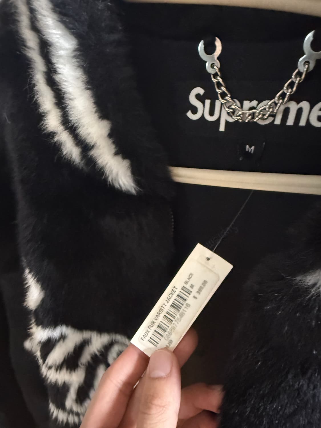 슈프림 퍼 바시티 자켓 상품이미지2