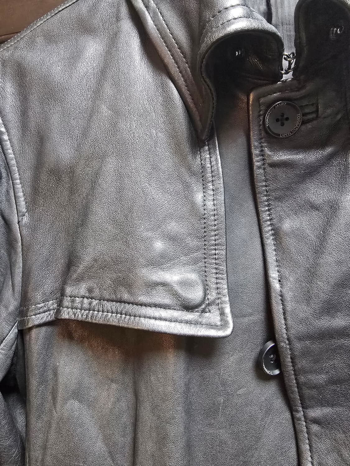 일본 토네이도 마트의 고품질 양가죽 자켓입니다. 상품이미지4