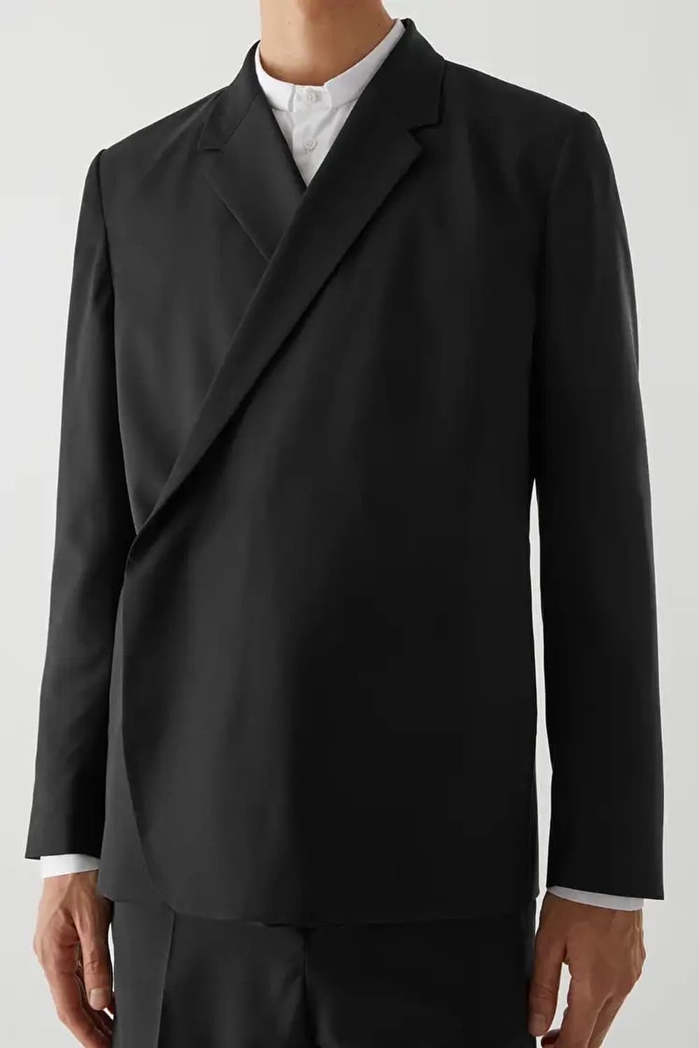 54(105) Cos 테일러드 울 블레이저 랩 블레이져 상품이미지2