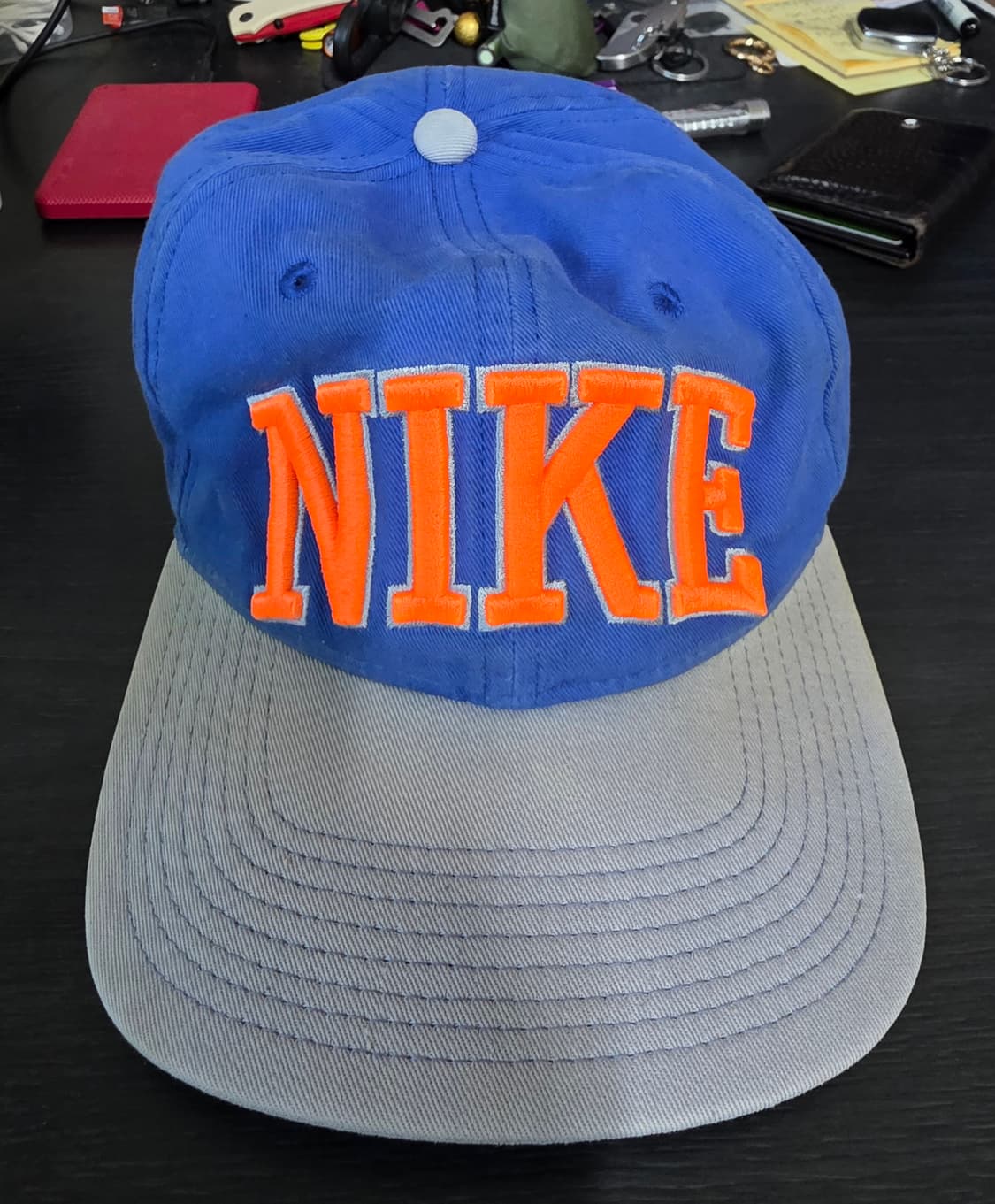 나이키 파/회색 볼캡 상품이미지1