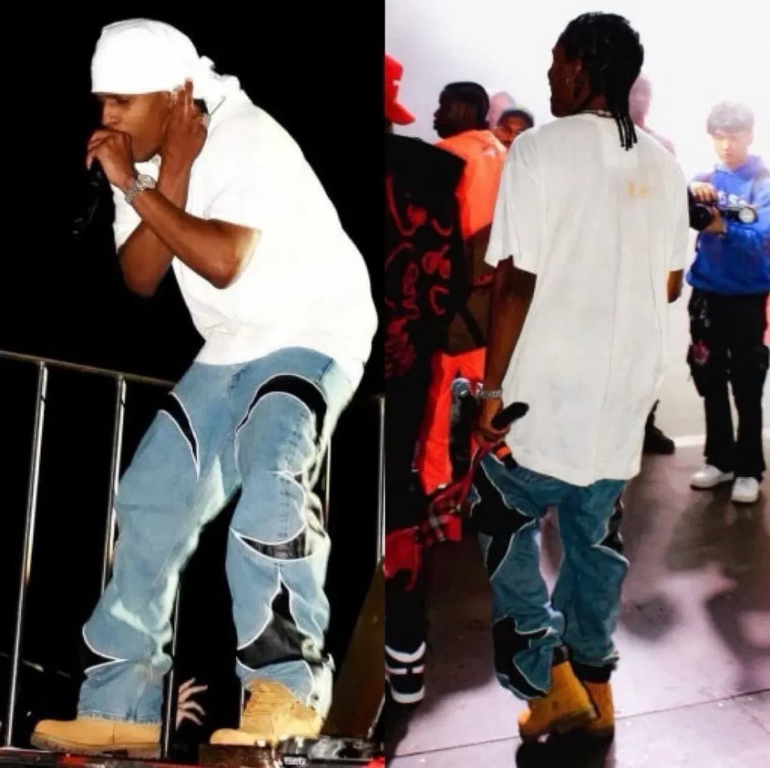 떠그클럽 TC 레더 워싱 데님 팬츠 상품이미지9