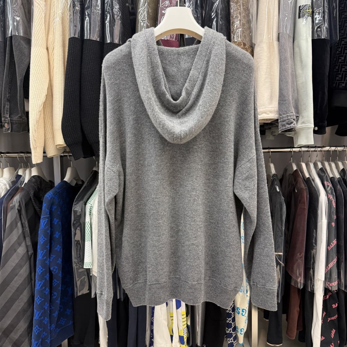 [리오브전포점] 셀린느 캐시미어 스트링 로고 후드 상품이미지2