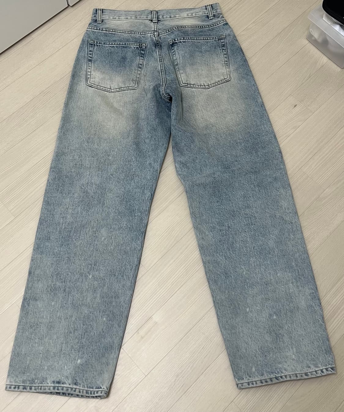 유니온블루 아콘 셀비지 데님 팬츠 블리치 29 상품이미지2