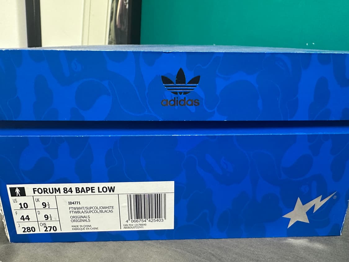 아디다스X베이프 포럼 84 로우 상품이미지6