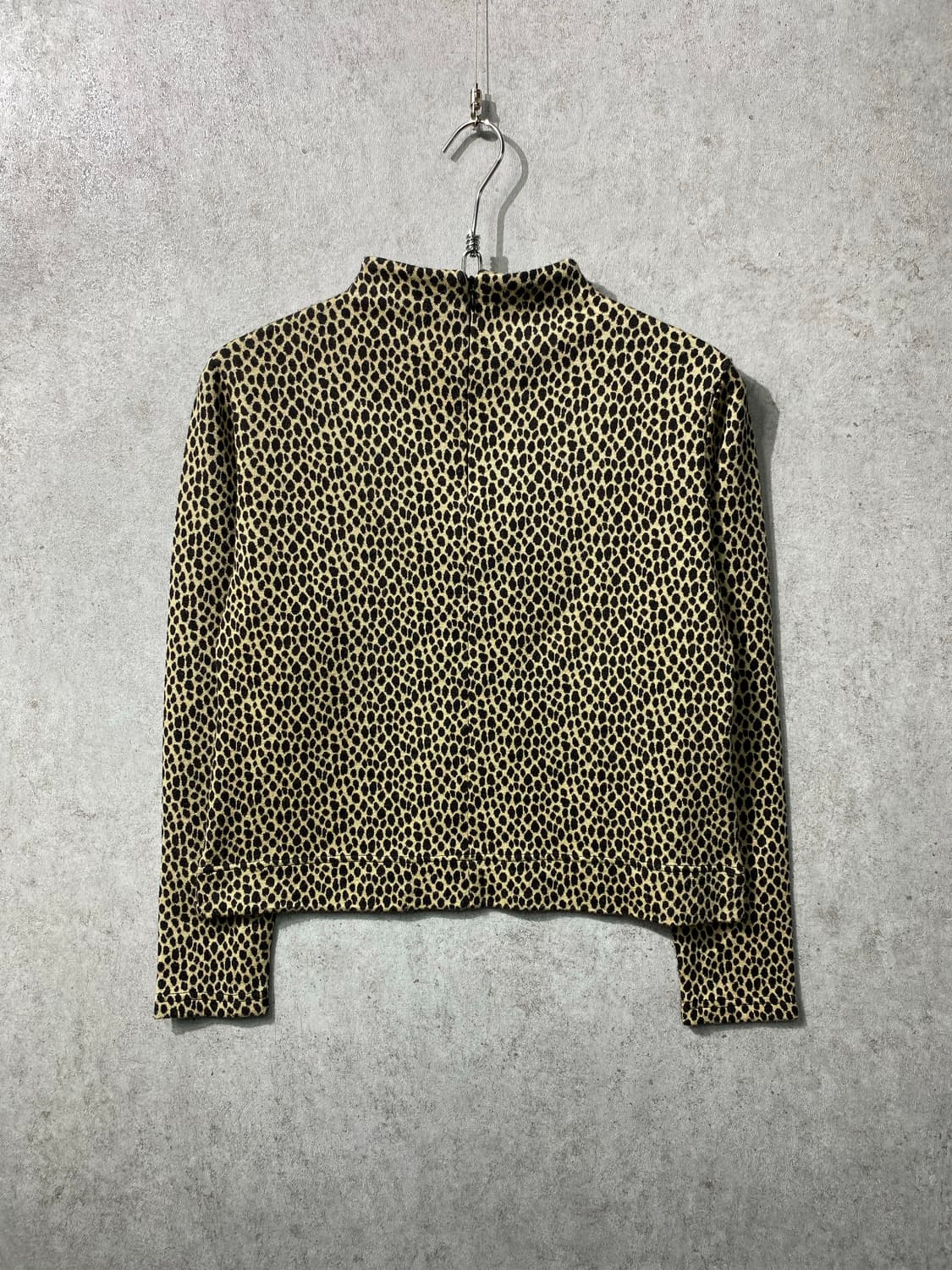 [M] 90s GIGI 재팬 메이드 레오피드 패턴 탑 상품이미지4