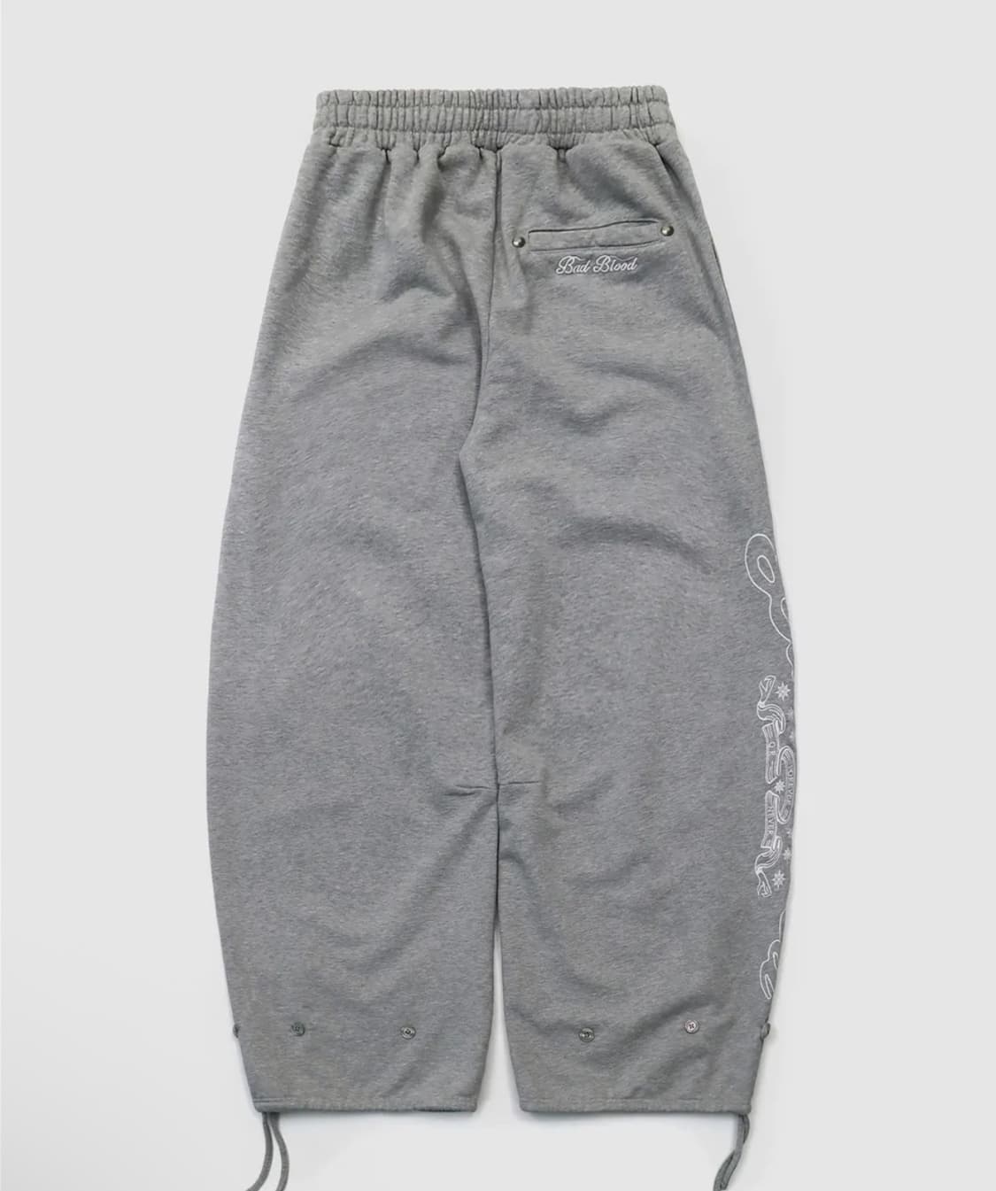 배드블러드 미스틱 캡슐 커브드 조거 트라우져 그레이 팬츠 M 상품이미지2