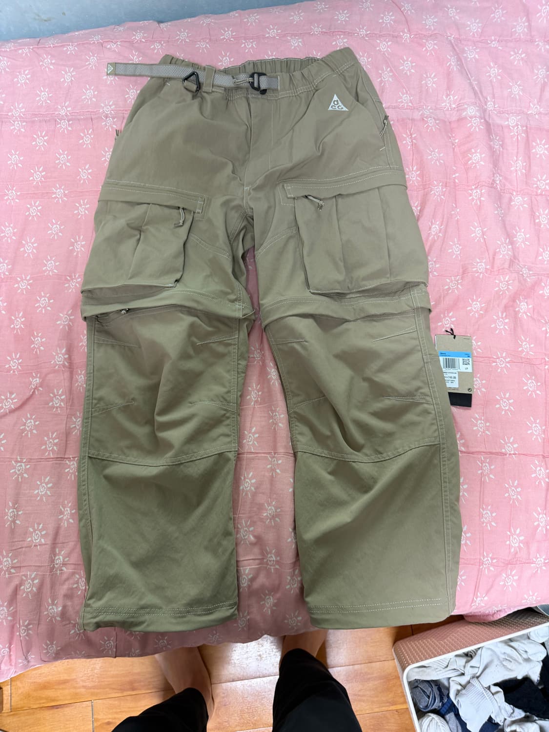 나이키 acg 스미스서밋 카고팬츠 카키아이언오언 M사이즈새상품 판매 상품이미지1