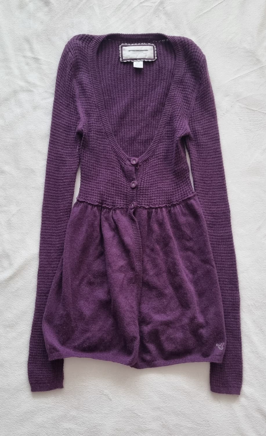 빈티지 아메리칸이글 모리걸 하구미 오리엔탈 긴 소매 딱붙핏 탑 상품이미지1