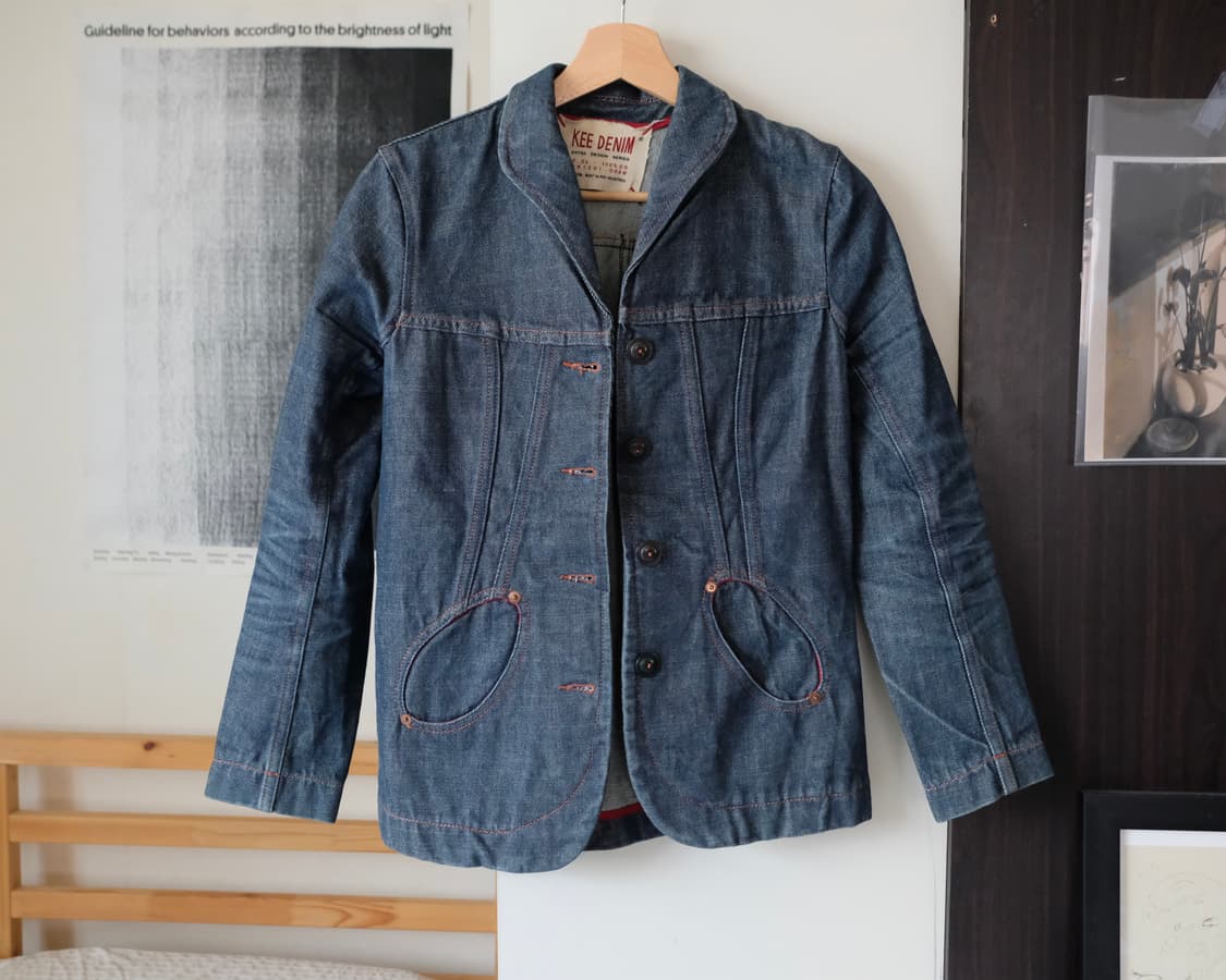 데님 자켓 xs 모리걸 japanese vintage 상품이미지1