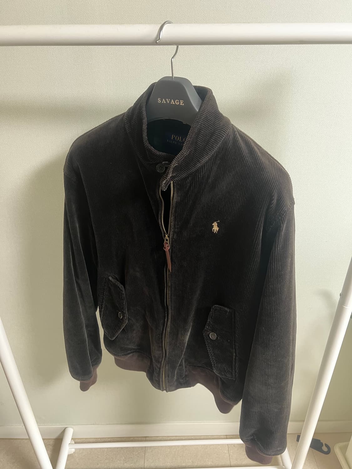 폴로 코듀로이 바라쿠다 자켓 엔틱 브라운 s~m 상품이미지1