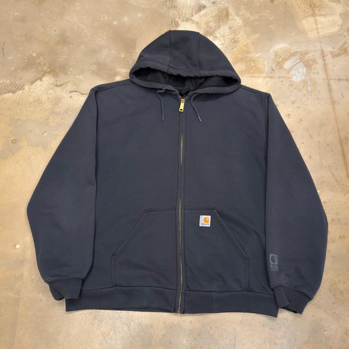 L 칼하트 써멀 레인디펜더 챠콜 후드 집업 상품이미지2