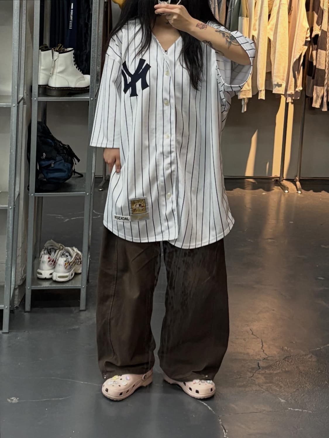 MLB 마제스틱 뉴욕양키스 레지 잭슨 유니폼 반팔 져지 A2326 상품이미지1