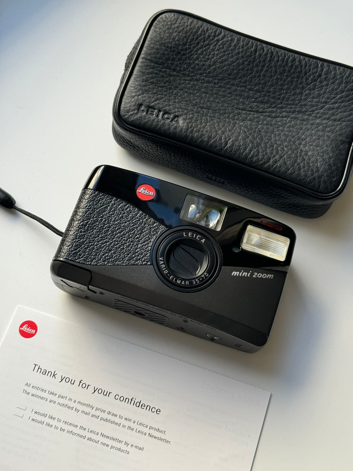 라이카 미니줌 최상급 + 정품가죽케이스 상품이미지3