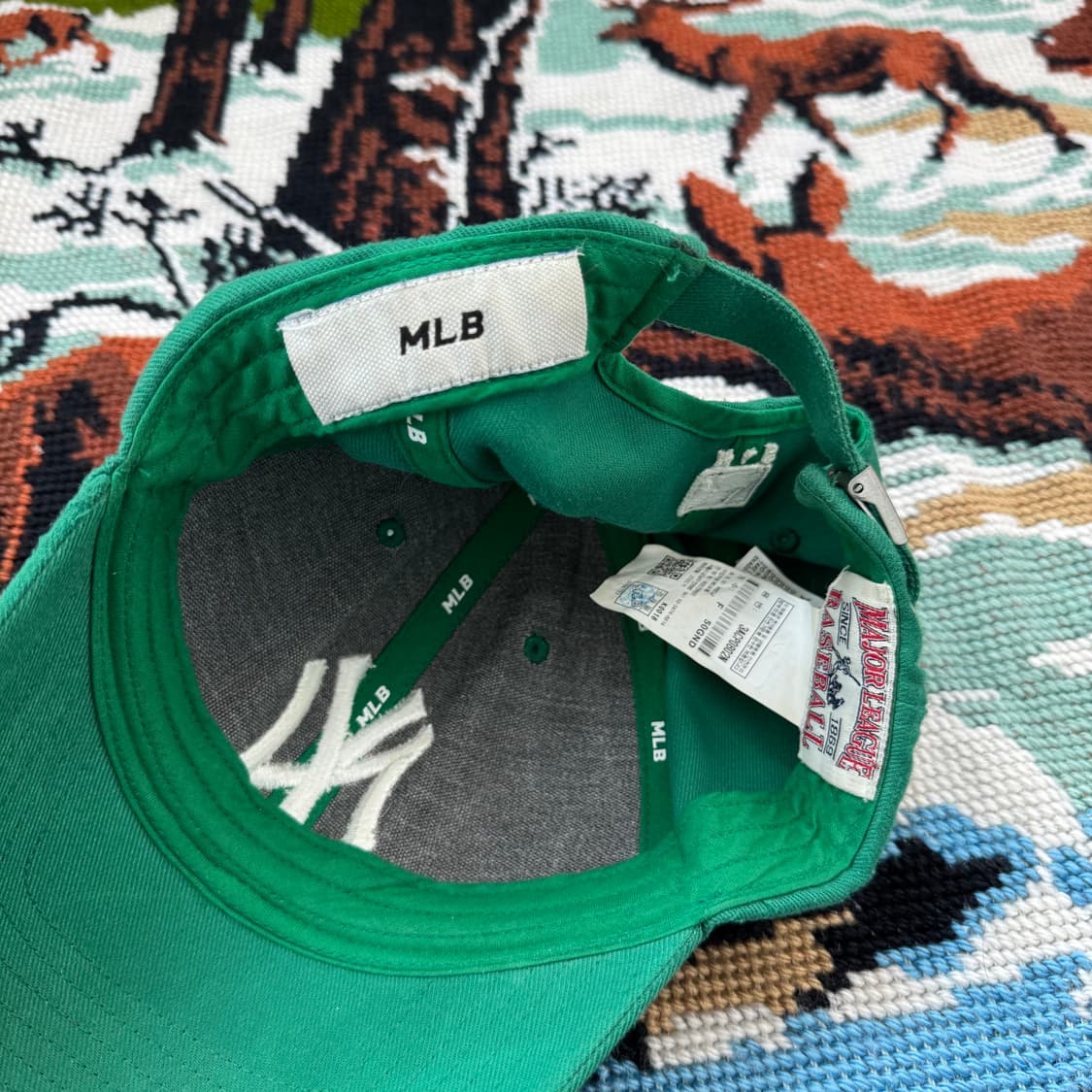 MLB 뉴욕 양키즈 그린 볼캡 상품이미지7
