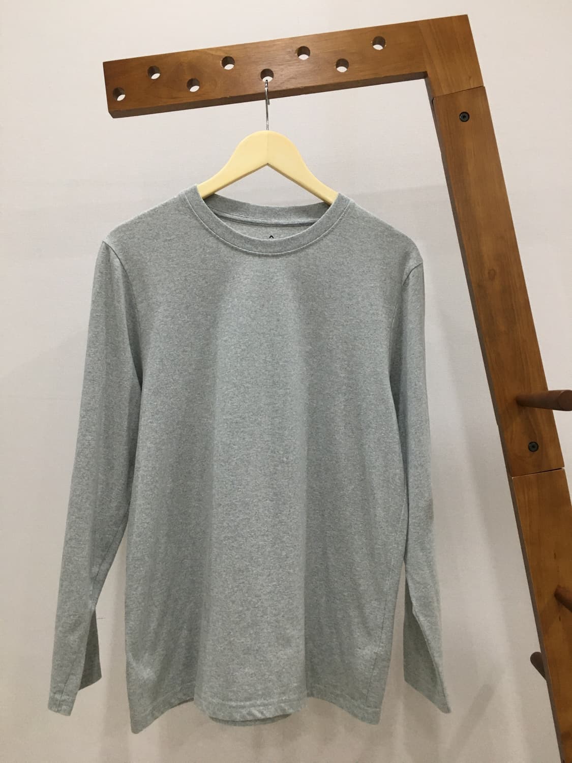 무지 그레이 롱슬리브 상품이미지1