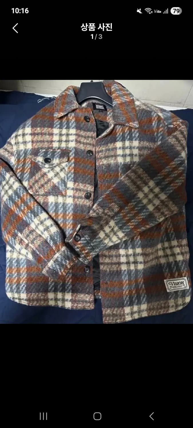 비전스트릿웨어VSW Padded Check Shirt Jacket L 상품이미지1