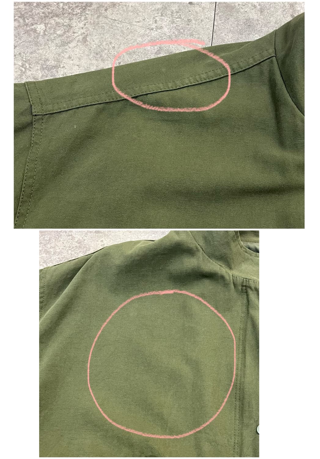 빈티지 야상 자켓 카키 #csz3592 상품이미지5