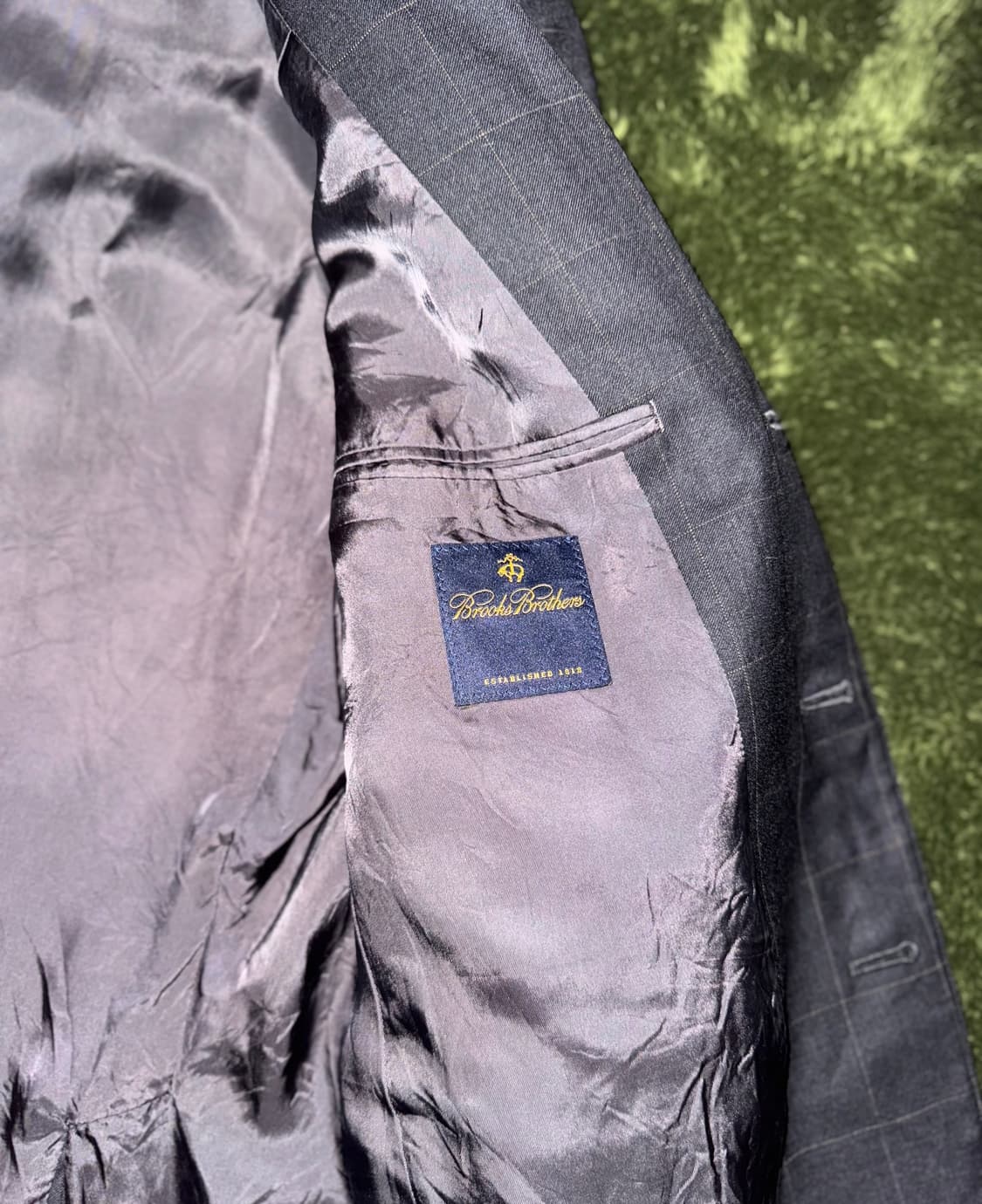 [42] 브룩스 브라더스 재팬 별주 윈도우페인 체크 블레이저 자켓 상품이미지6