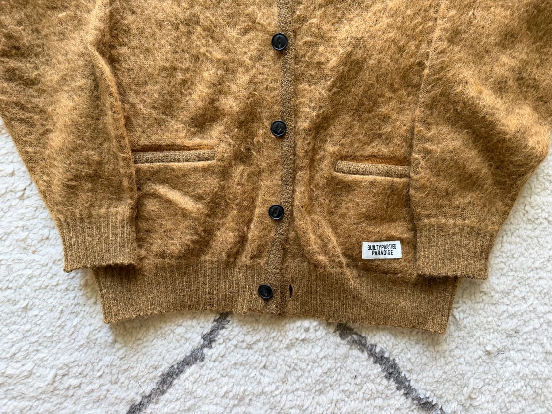[M]와코마리아 모헤어 가디건 카멜 컬러 상품이미지4