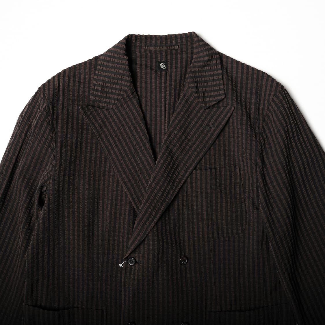 캡틴선샤인 씨어서커 더블 브레스티드 자켓 38사이즈(100-103)사이즈 상품이미지5