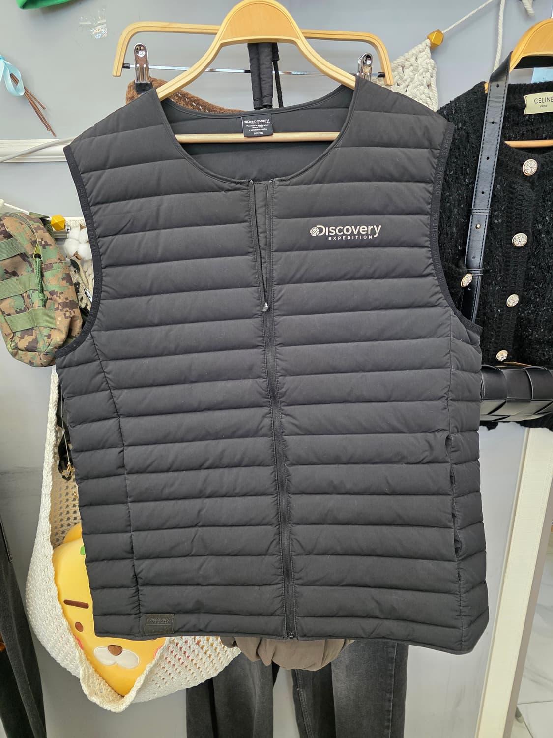 디스커버리 경량 구스 패딩 조끼 XL 상품이미지2