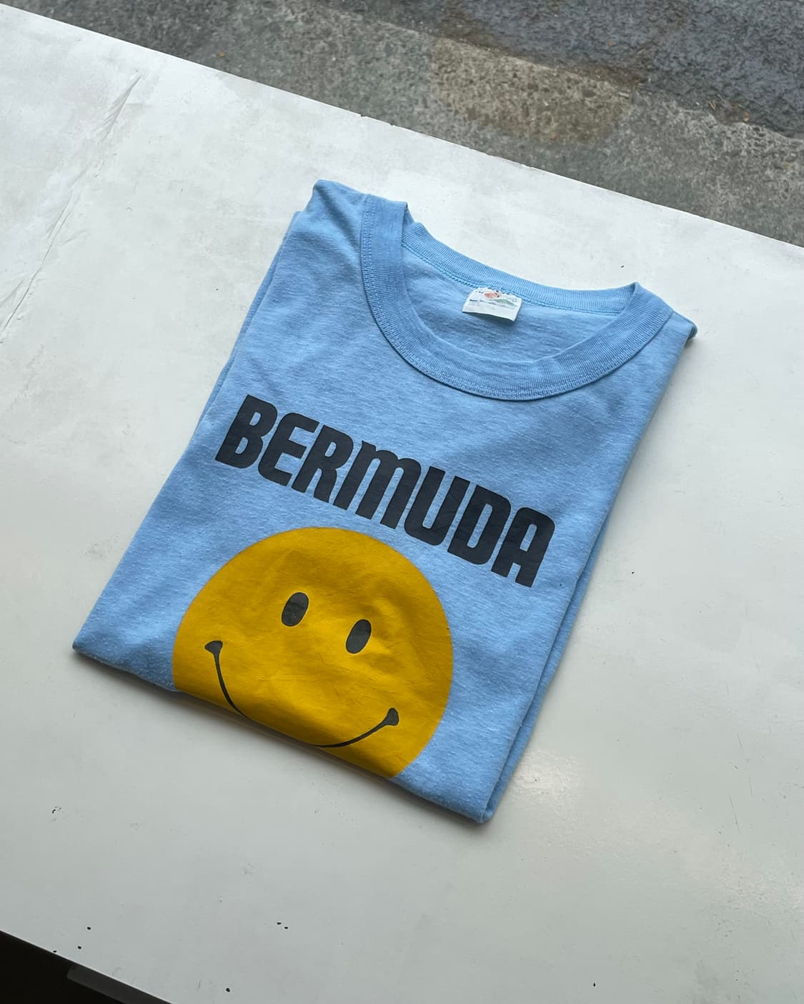 80‘s USA “Smile” T-shirt 빈티지 스마일 티셔츠 상품이미지9